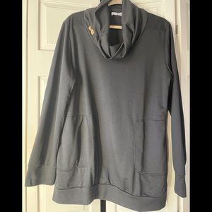 Cute tunic dress/top xxl pockets black